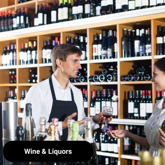 POS for wine and liquors