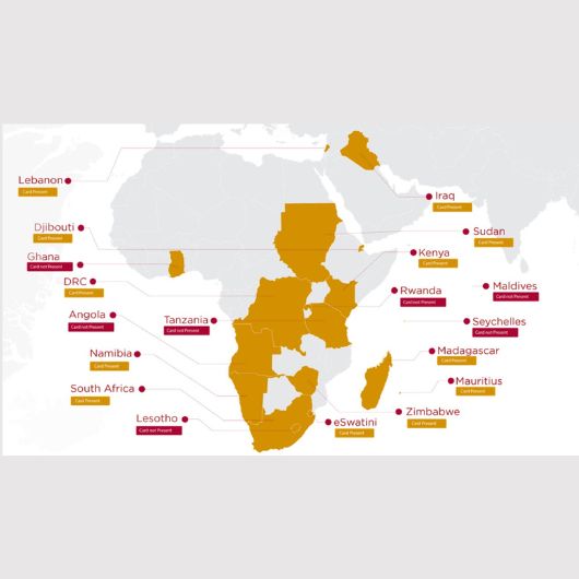 XL-pos presence in Africa together with iVeri