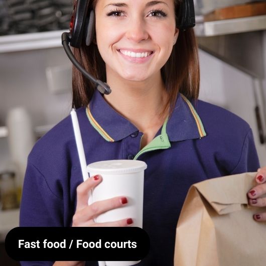 POS system for fast-foods and food courts
