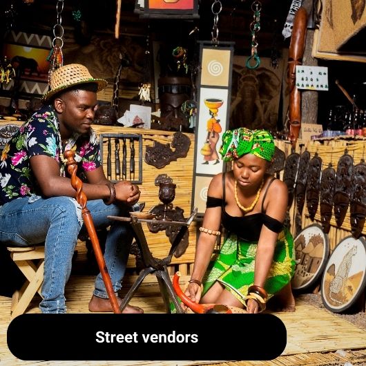 POS cash register system for street vendors
